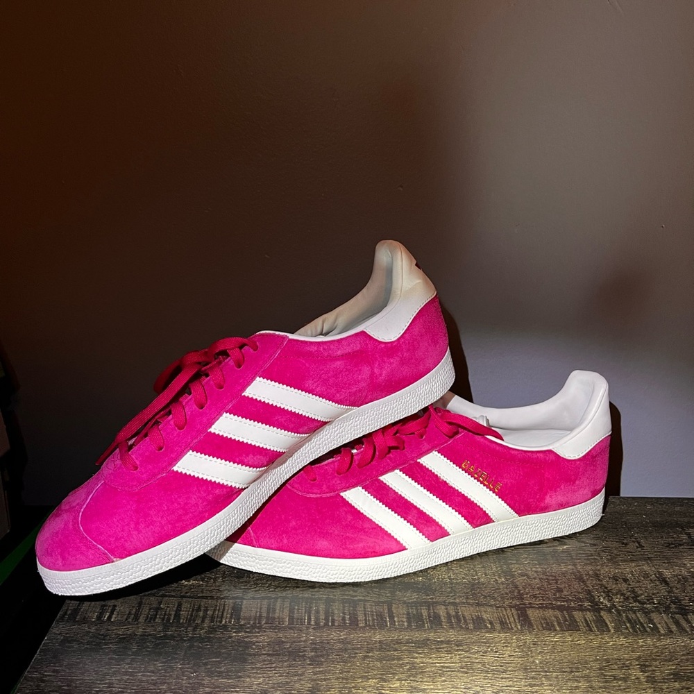 Pink adidas Gazelle 10.5